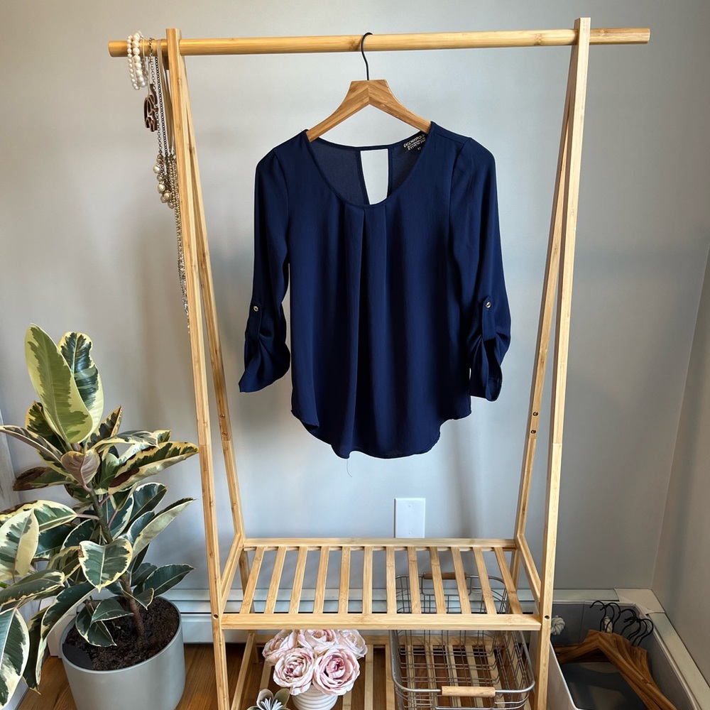 Navy XS top 3/4 sleeve